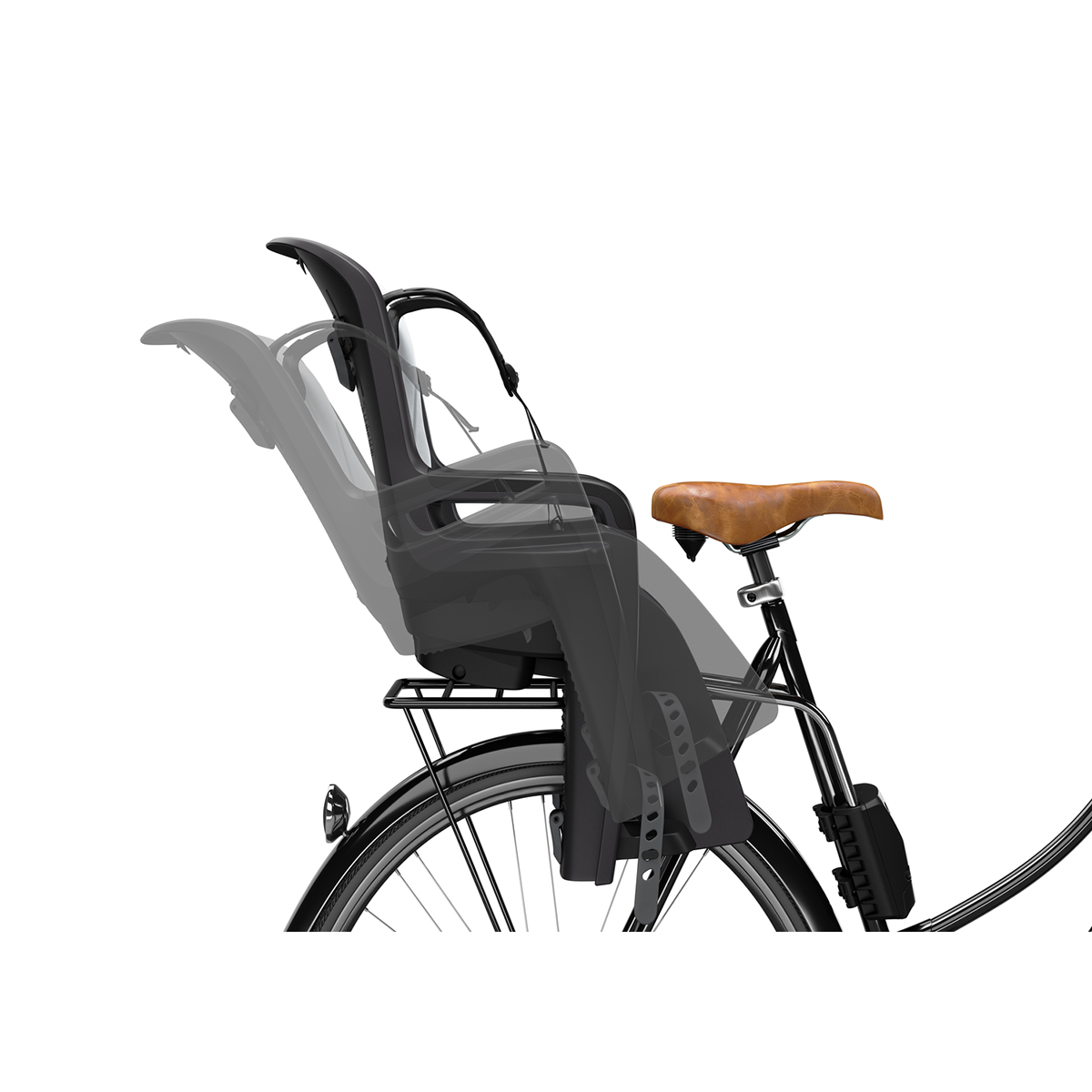 Scaun pentru copii, Thule RideAlong2 Dark Grey, cu montare pe bicicleta in spate - 3 | YEO