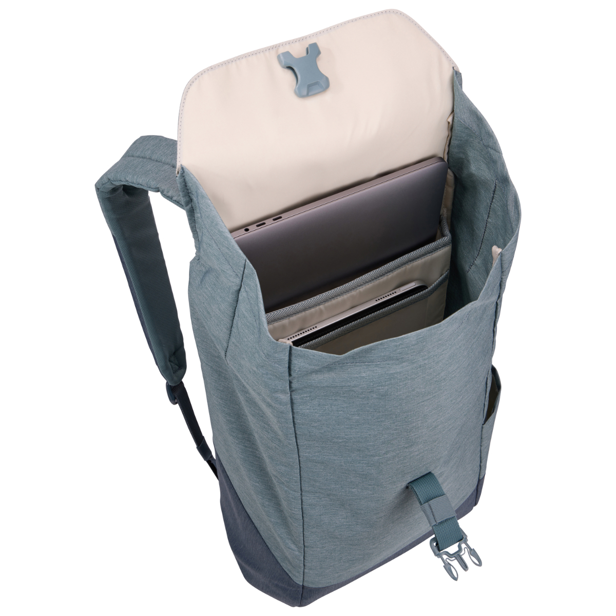 Rucsac urban cu compartiment laptop, Thule, Lithos, 16L, Albastru - 3 | YEO