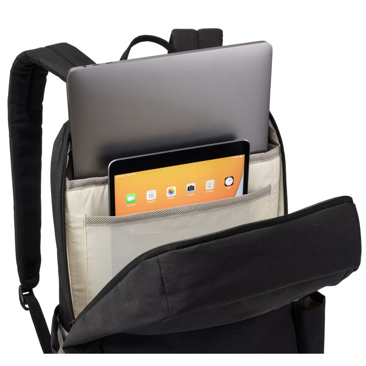 Rucsac urban cu compartiment laptop, Thule, Lithos, 20L, Negru - 3 | YEO