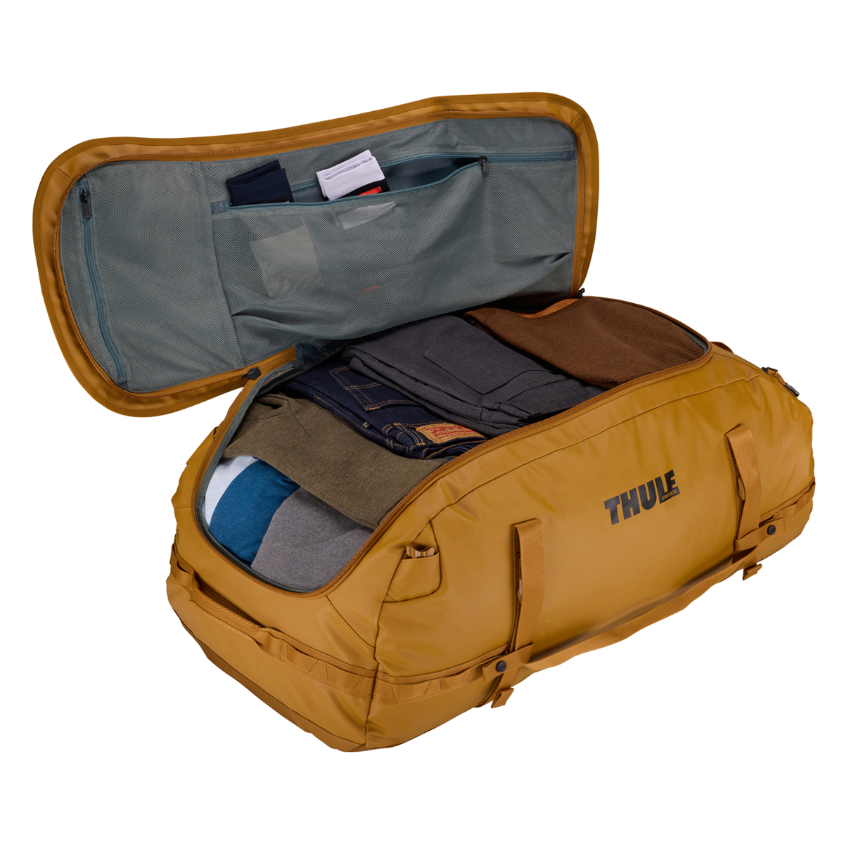 Geanta voiaj duffel, Thule, Chasm, 130L, Portocaliu