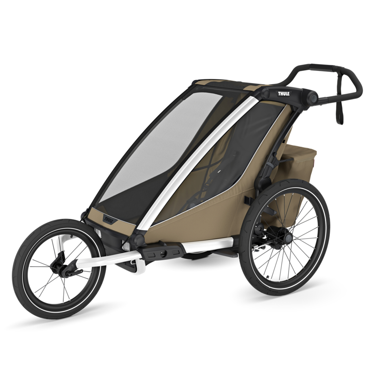 Carucior multisport Thule Chariot Cross 2, Faded Khaki - 4 | YEO