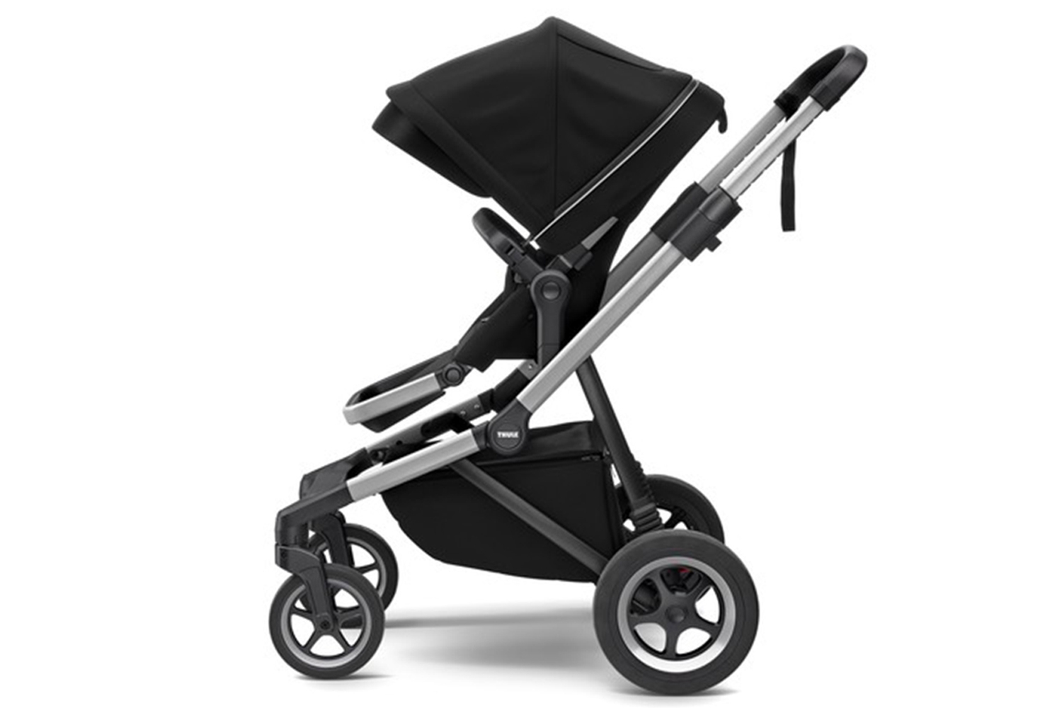 Carucior Thule SLEEK Cadru Gri si Copertina Midnight Black - 1 | YEO