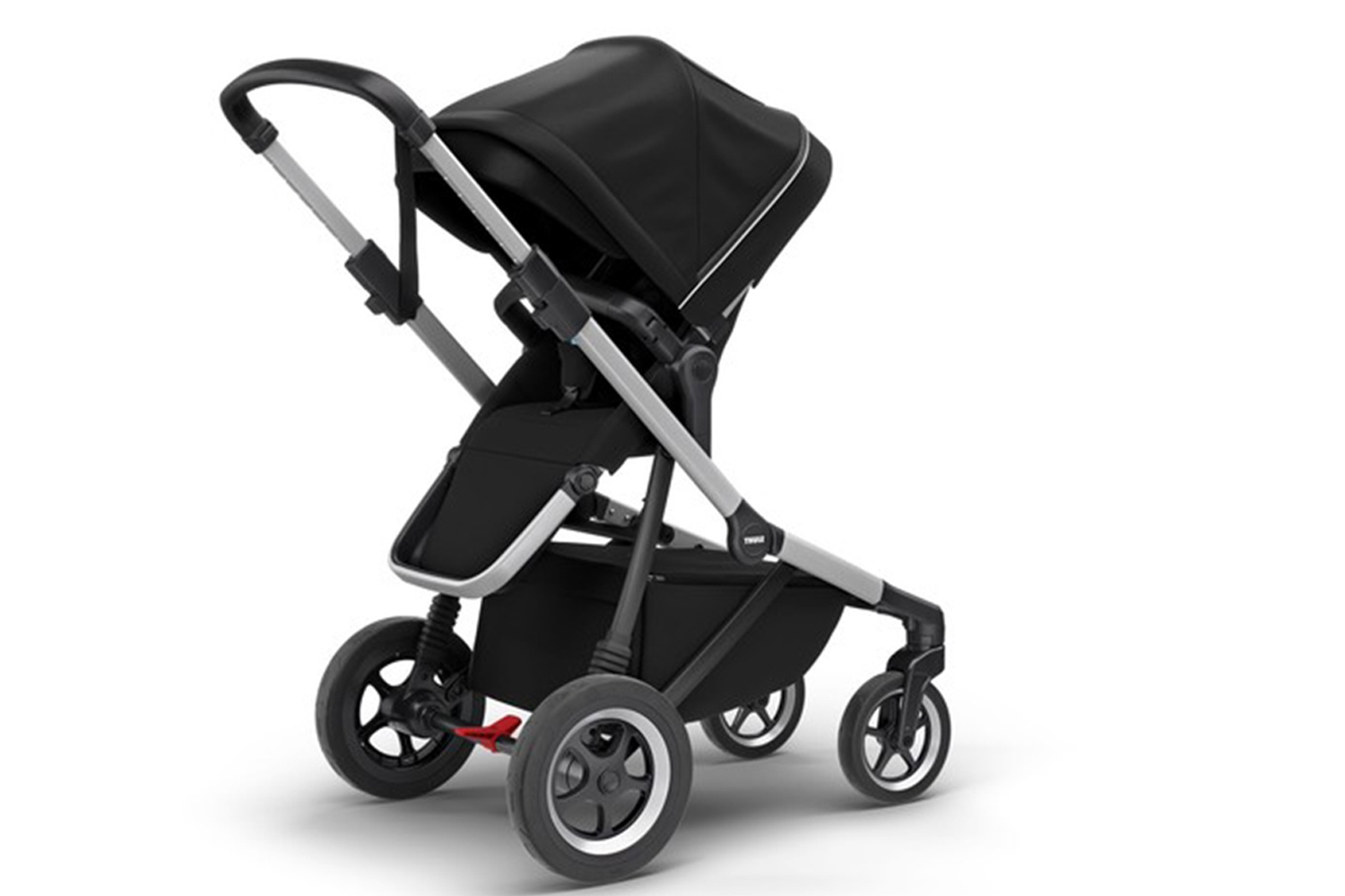 Carucior Thule SLEEK Cadru Gri si Copertina Midnight Black - 4 | YEO