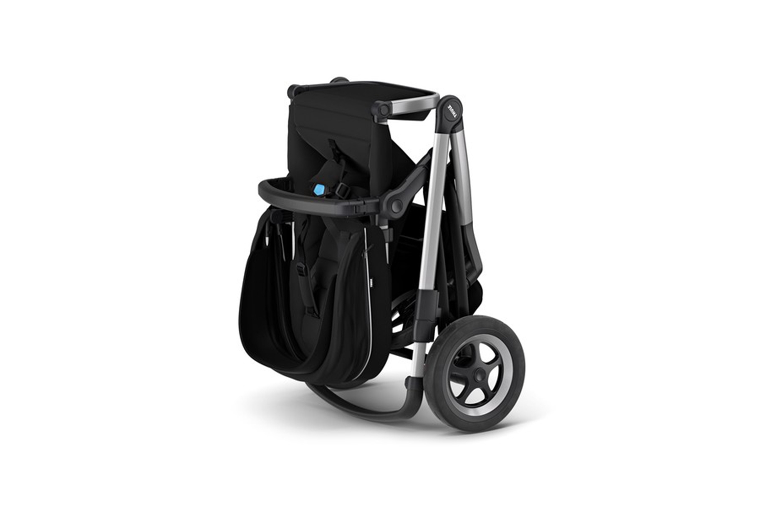 Carucior Thule SLEEK Cadru Gri si Copertina Midnight Black - 3 | YEO