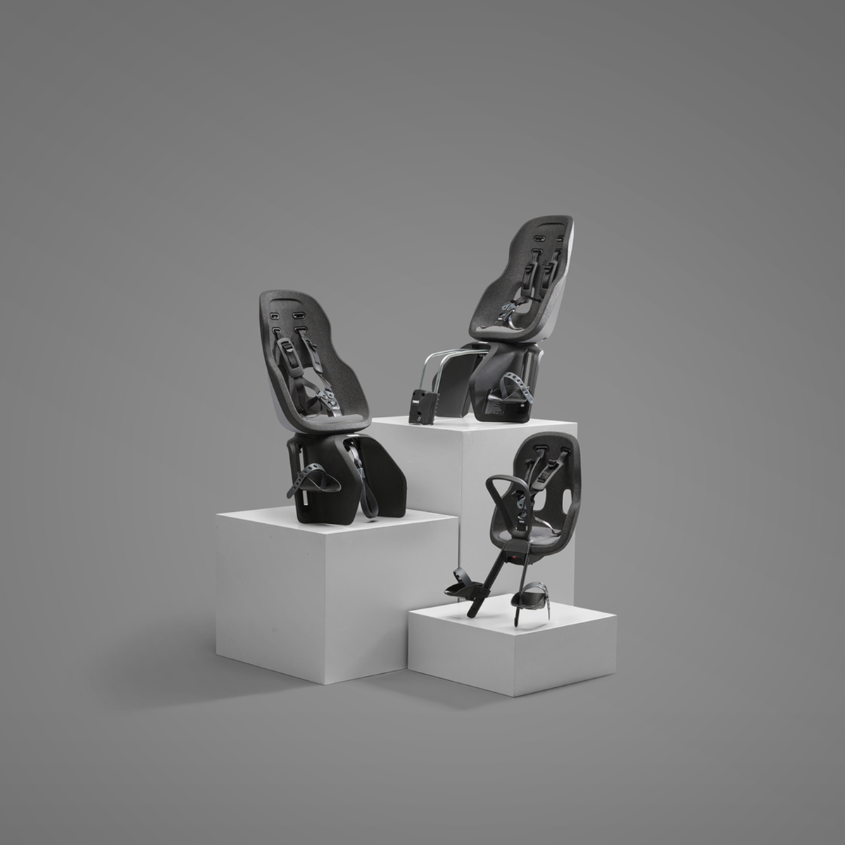 Scaun pentru copii, cu montare pe bicicleta in fata - Thule Yepp Nexxt 2 Mini Monument Gray - 3 | YEO