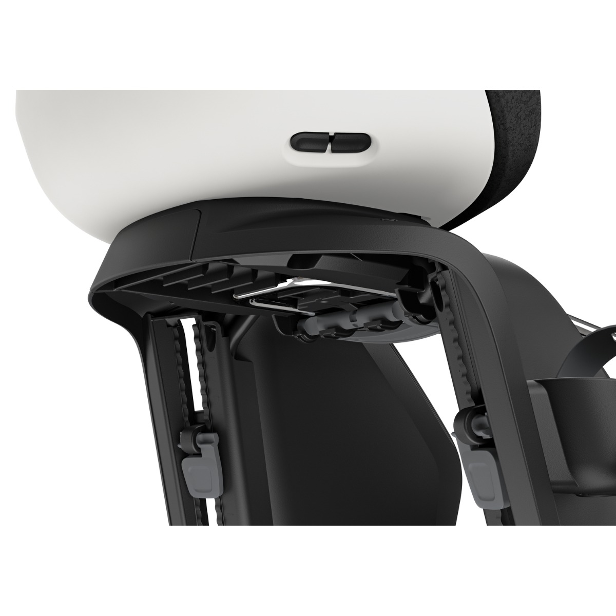 Scaun pentru copii, cu montare pe bicicleta in spate - Thule Yepp Nexxt 2 Maxi Frame mounted Snow White