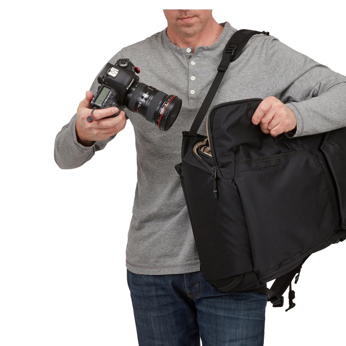 Rucsac foto Thule Covert DSLR, 32 L, Negru - 5 | YEO