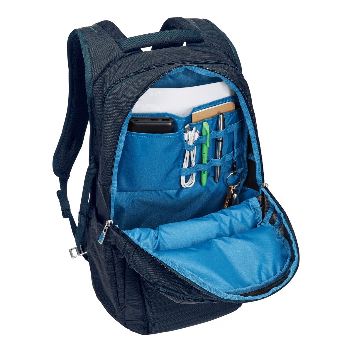 Rucsac urban cu compartiment laptop, Thule, Construct, 28L, Albastru inchis - 3 | YEO
