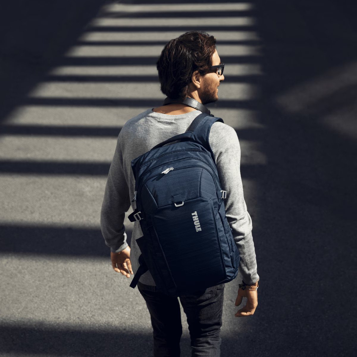 Rucsac urban cu compartiment laptop, Thule, Construct, 28L, Albastru inchis - 2 | YEO