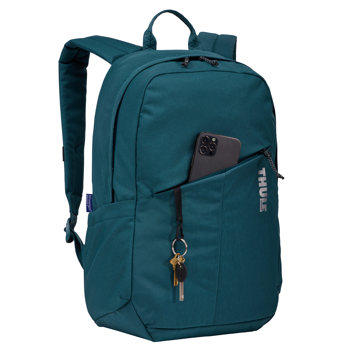 Rucsac urban cu compartiment laptop, Thule, Notus, 20L, Dense Teal - 5 | YEO