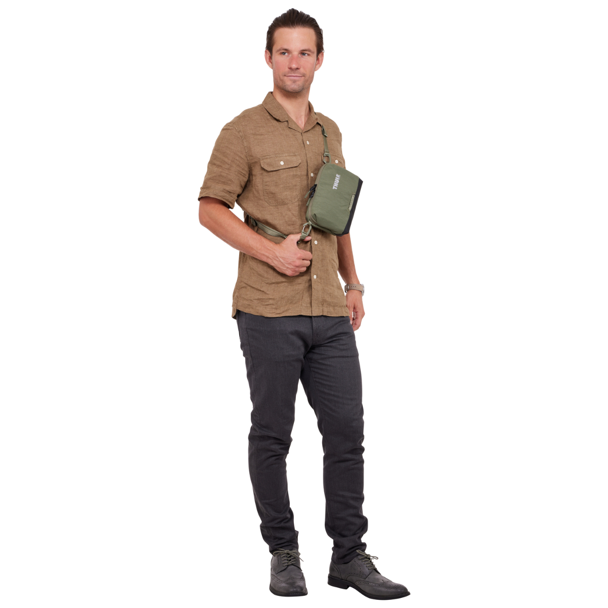 Geanta de umar, Thule, Paramount Crossbody, 2L, Verde - 4 | YEO