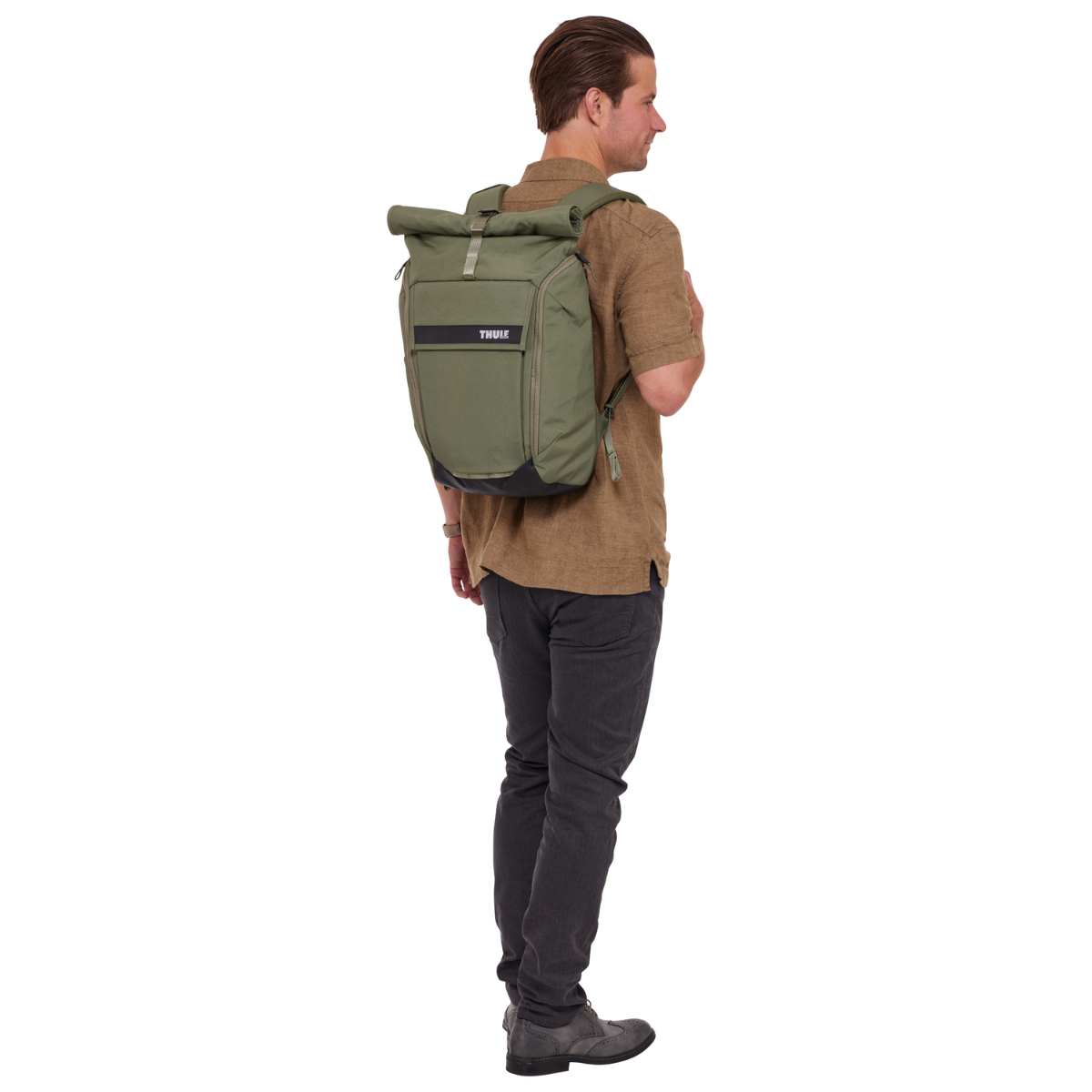 Rucsac urban cu compartiment laptop, Thule, Paramount, 24L, Verde - 5 | YEO