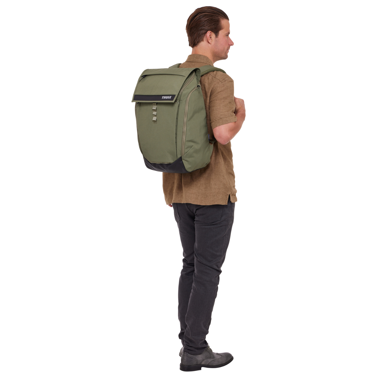 Rucsac urban cu compartiment laptop Thule Paramount, 27L, Soft green (model 2023) - 4 | YEO