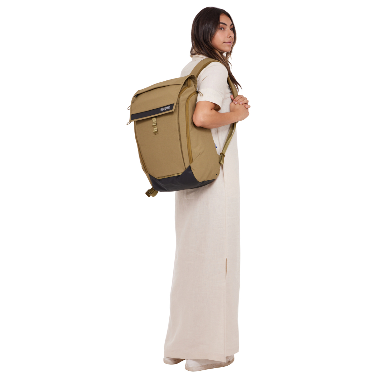 Rucsac urban cu compartiment laptop Thule Paramount, 27L, Nutria brown (model 2023) - 5 | YEO