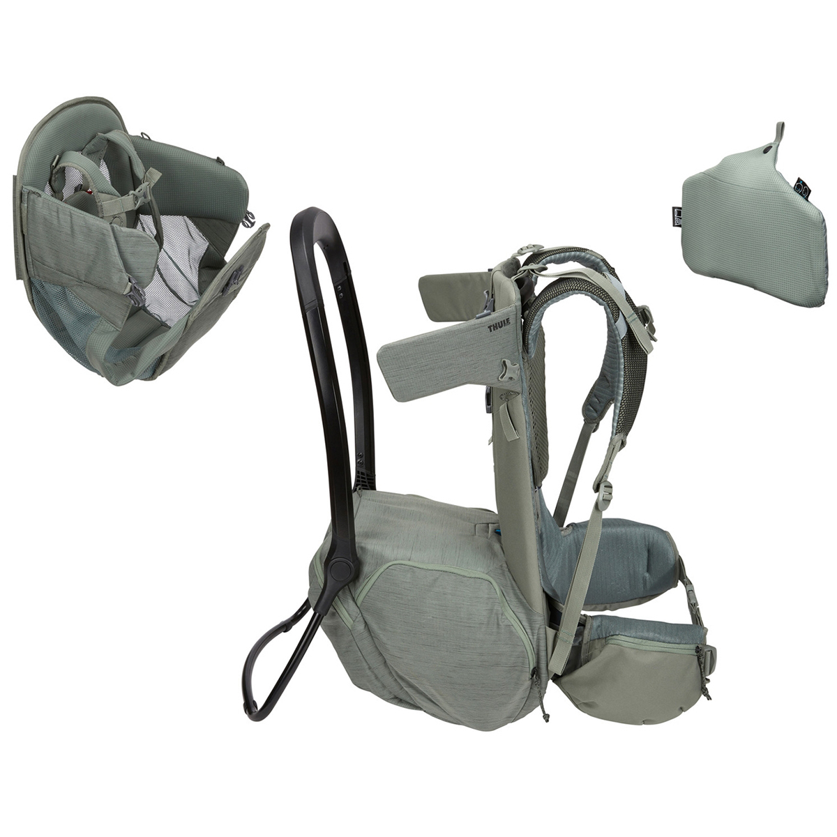 Rucsac transport copii, Thule, Sapling, Agave - 2 | YEO