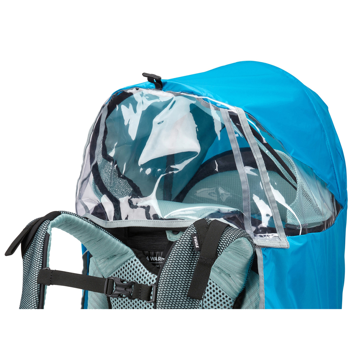 Husa de protectie ploaie pentru rucsacuri transport copii, Thule, Sapling Child Carrier, Albastru deschis - 1 | YEO
