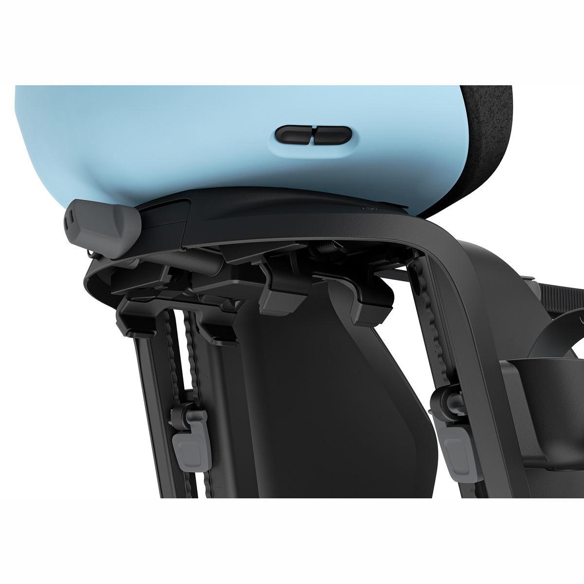 Scaun pentru copii, cu montare pe bicicleta in spate - Thule Yepp Nexxt 2 Maxi Rack mounted Aquamarine Blue - 4 | YEO