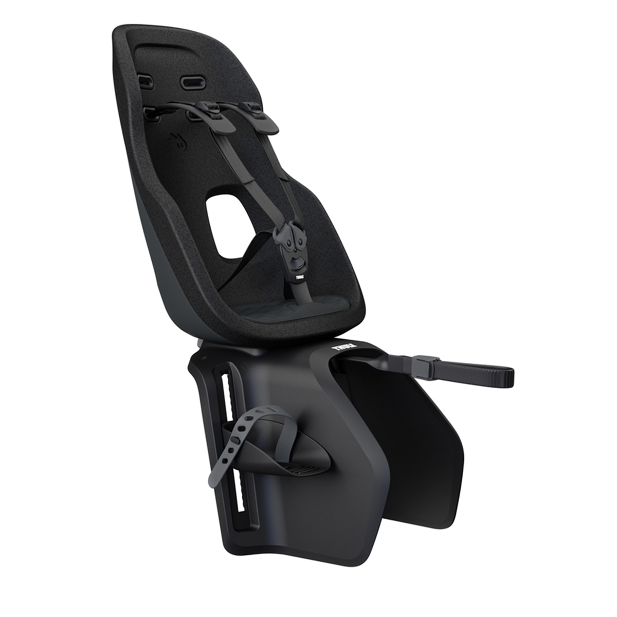 Scaun pentru copii, cu montare pe bicicleta in spate - Thule Yepp Nexxt 2 Maxi Rack mounted Midnight Black